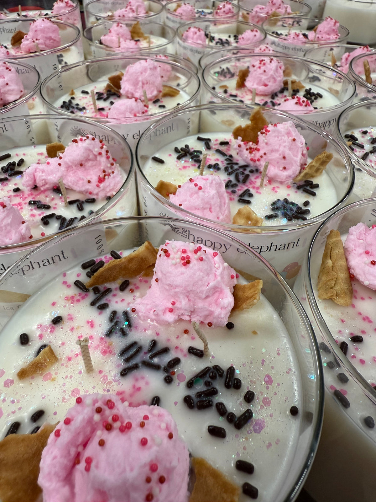 Scoop! There It Is (Strawberry Sundae) Soy Candle