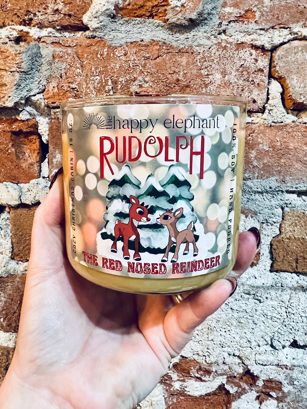 Rudolph The Red Nosed Reindeer (Christmas Cabin) Soy Candle