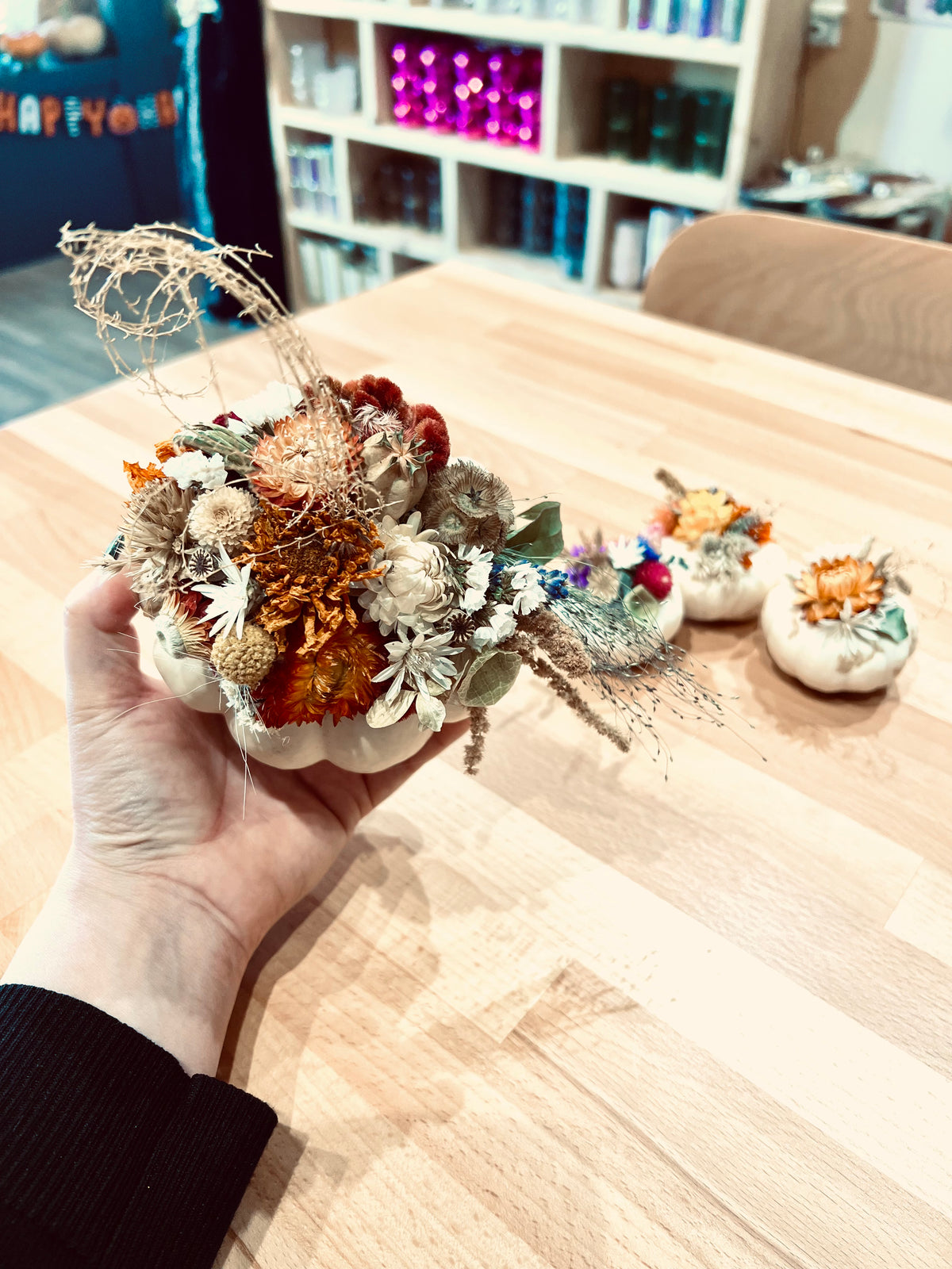 CANDLE MAKING + DRIED FLORAL PUMPKIN EVENT