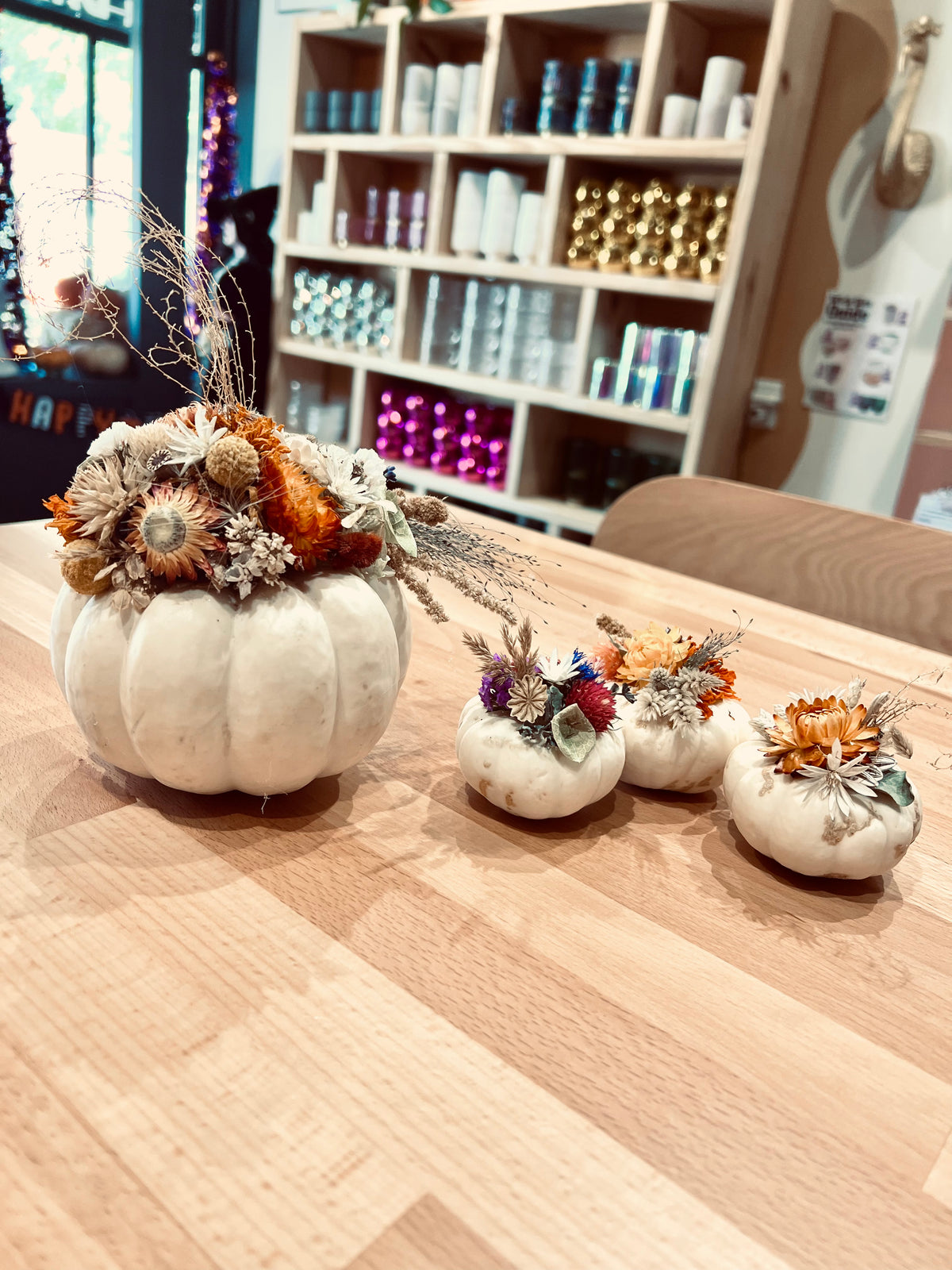 CANDLE MAKING + DRIED FLORAL PUMPKIN EVENT