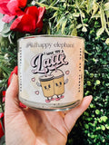 I Love You a Latte (Vanilla Espresso) 18 oz. Soy Candle - The Happy Elephant