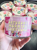 Saturday Morning Cartoons Soy Candle (Fruit Loops - 12 oz.) - The Happy Elephant