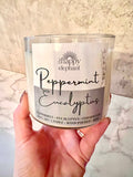 Peppermint Eucalyptus Soy Candle (18 oz.)